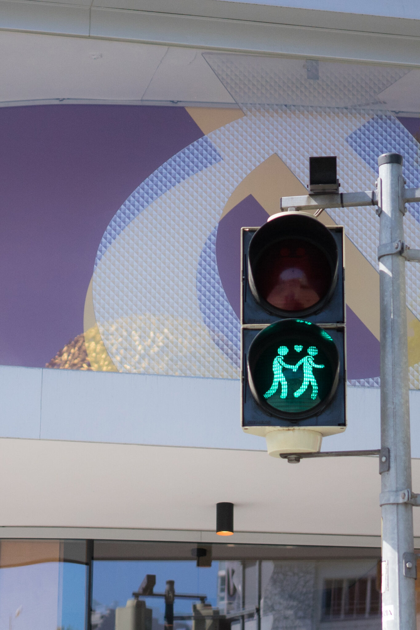 Das Wiener Ampelmännchen steht auf Grün und setzt ein Statement.